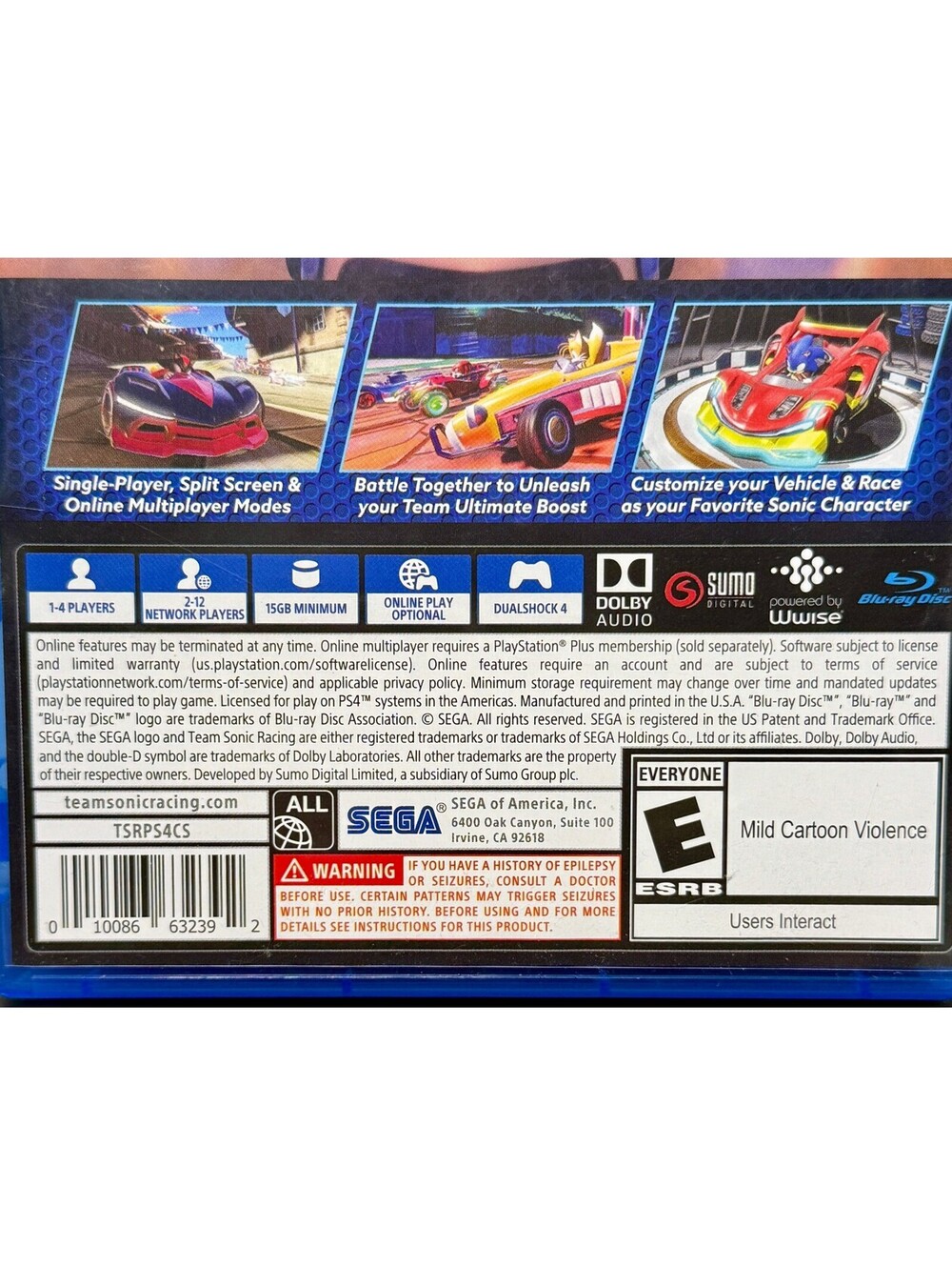 Team Sonic Racing PlayStation 4 - Picture 8 of 8